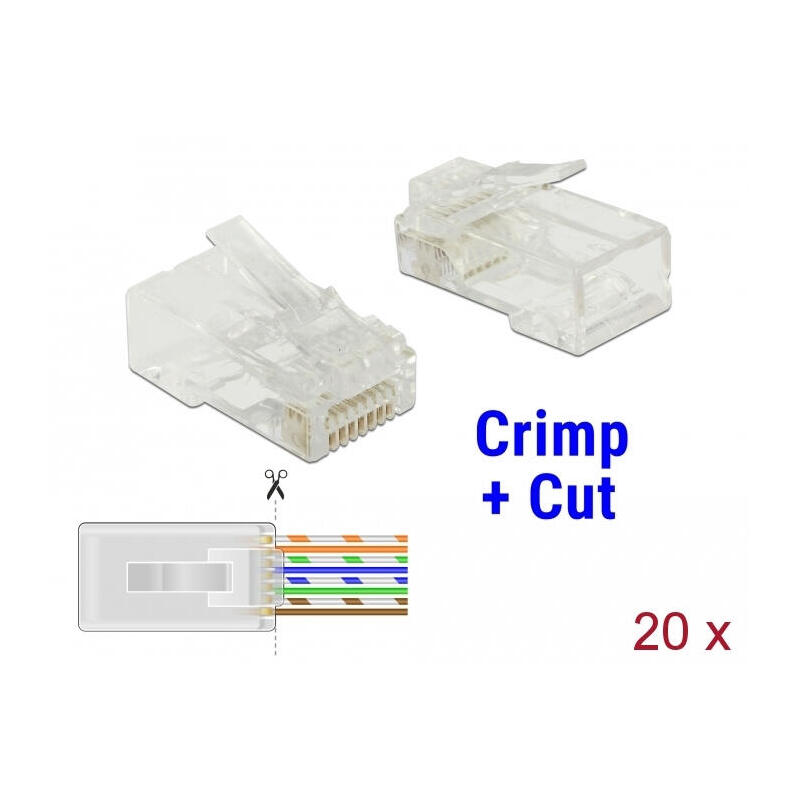 delock-86451-conector-rj-45-transparente-enchufe-transparente-rj-45-transparente-policarbonato-cat5e-uutp-utp-oro