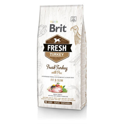 alimento-seco-para-perros-brit-fresh-turkey-pea-fit-slim-pavo-con-guisantes-12-kg