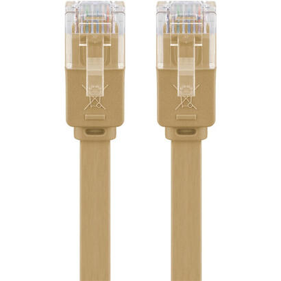 goobay-95886-cable-de-red-marron-claro-3-m-cat6-uutp-utp
