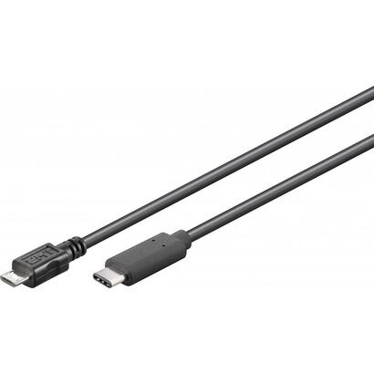 goobay-67993-cable-usb-usb-20-1-m-micro-usb-b-usb-c-negro