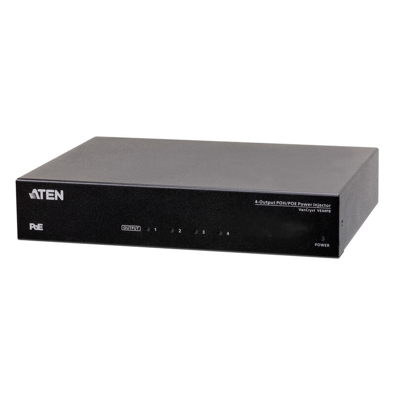 aten-ve44pb-at-g-ampliador-de-red-transmisor-y-receptor-de-red-negro