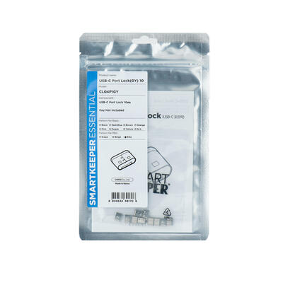 smartkeeper-essential-usb-c-port-lock-cl04-cerradura-de-embutir-codigo-de-color-gris-10-piezas-cl04p1gy