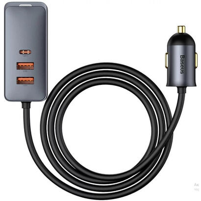 baseus-ccbtb0g-cargador-de-dispositivo-movil-universal-gris-encendedor-de-cigarrillos-auto