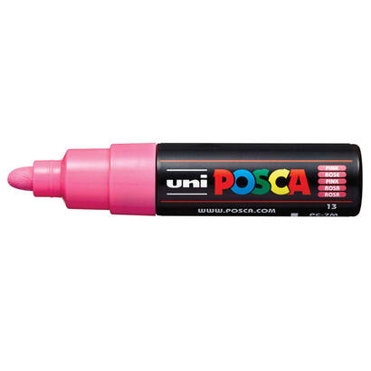 uniball-marcador-posca-pc-7m-no-permanente-punta-forma-de-bala-45-55mm-rosa