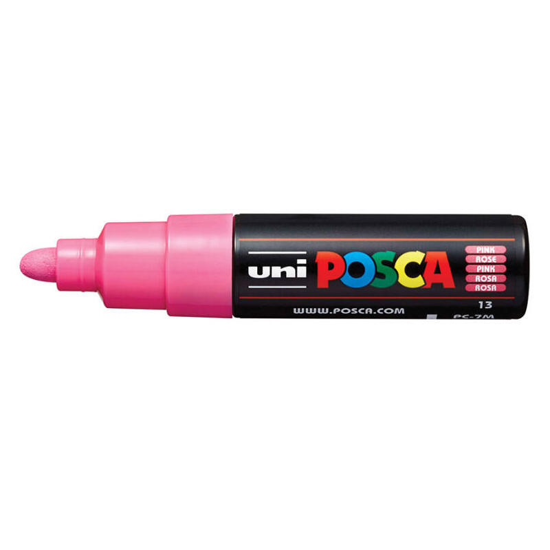 uniball-marcador-posca-pc-7m-no-permanente-punta-forma-de-bala-45-55mm-rosa