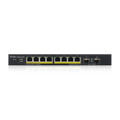 switch-zyxel-gs1900-10hp-gestionado-l2-gigabit-ethernet-101001000-energia-sobre-ethernet-poe-negro