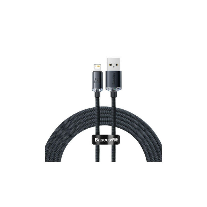 kabel-usb-do-lightning-baseus-crystal-shine-24a-2m-czarny kabel-usb-do-lightning-baseus-crystal-shine-24a-2m-czarny