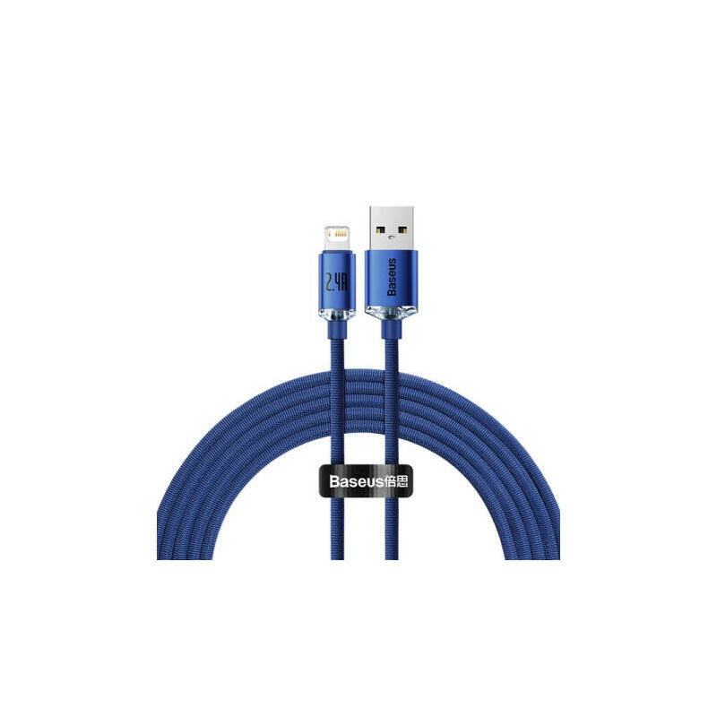 kabel-usb-do-lightning-baseus-crystal-shine-24a-2m-niebieski