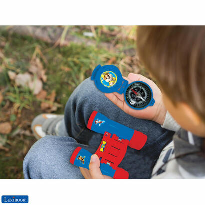 set-lexibook-paw-patrol-adventure-con-walkie-talkies-de-hasta-120-m-binoculares-y-brujula