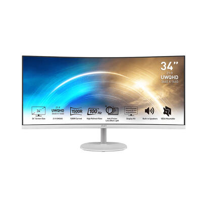 msi-pro-mp341cqwde-monitor-led-86-cm-34-pulgadas-blanco-wqhd-va-curvo-panel-100hz-9s6-3pb2ct-010