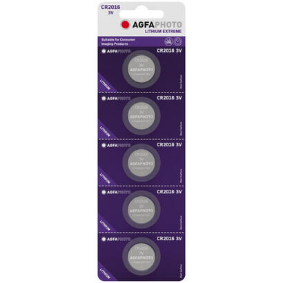 agfaphoto-bateria-lithium-cr2016-3v-extreme-retail-blister-5-pack
