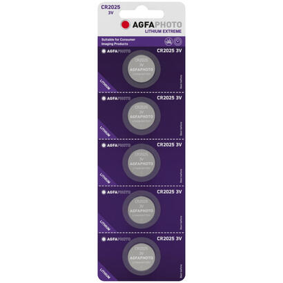 agfaphoto-pila-lithium-cr2025-3v-extreme-retail-blister-5-pack