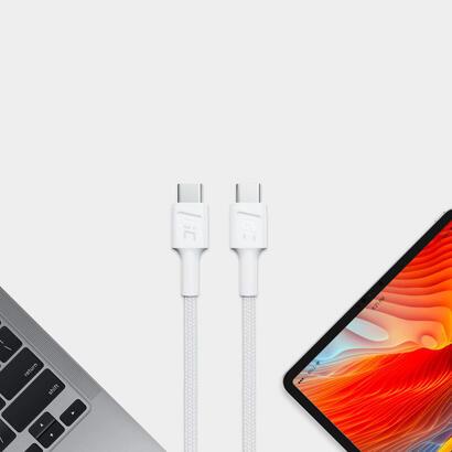 cable-white-usb-c-type-c-30cm-green-cell-powerstream-with-fast-charging-power-delivery-60w-ultra-charge-quick-charge-30