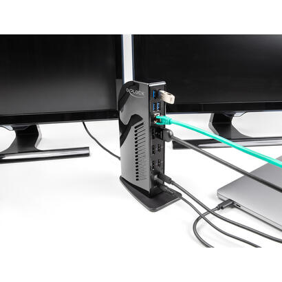 delock-usb-tipo-c-triple-display-dockingstation-con-displaylink-4k-