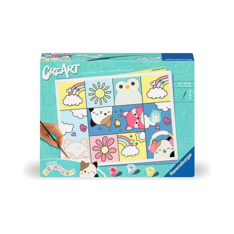 ravensburger-creart-squishmallows-pintura-23727 ravensburger-creart-squishmallows-pintura-23727