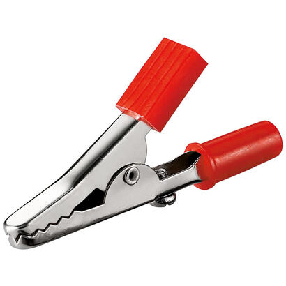 goobay-11413-conector-alligator-clip-rojo