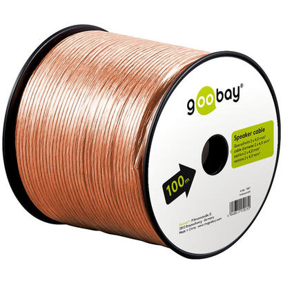 goobay-15021-cable-de-audio-100-m-transparente