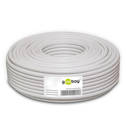 bobina-de-25-metros-cable-altavoz-blanco-2x250mm-ofc-cu-oxygen-free-copper-goobay