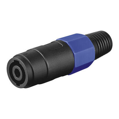 goobay-50836-conector-negro-azul