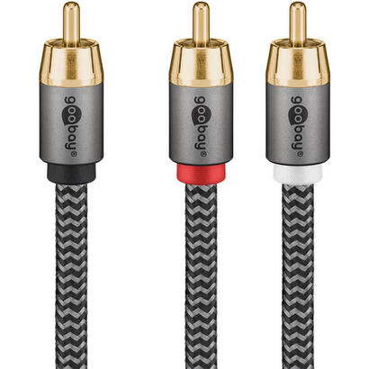 cable-goobay-plus-cinch-y-negroplateado-3-metros-65301