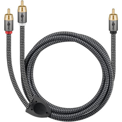 cable-goobay-plus-cinch-y-negroplateado-3-metros-65301