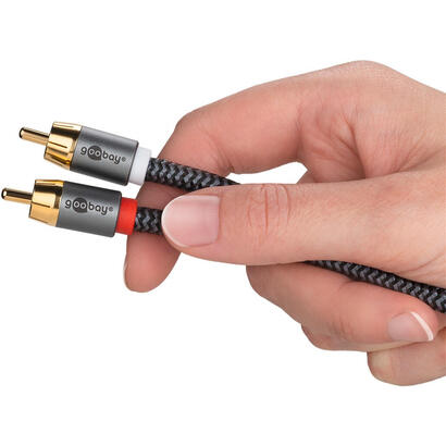 cable-goobay-plus-cinch-y-negroplateado-3-metros-65301
