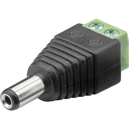 goobay-76747-cambiador-de-genero-para-cable-terminal-block-2-pin-dc-male-550-x-210-mm-negro-verde