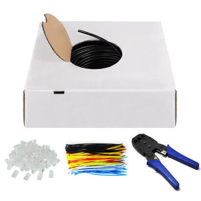 juego-de-cables-de-red-para-exteriores-goobay-cat6-uutp-negro-305-metros-incluye-alicates-para-engarzar-94399
