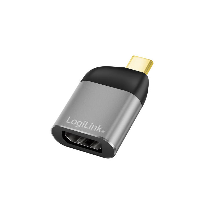 logilink-cua0204-cambiador-de-genero-para-cable-usb-c-displayport-negro-gris