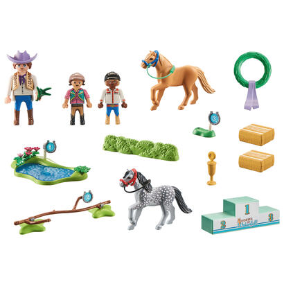 playmobil-71495-torneo-de-ponis-caballos-de-la-cascada