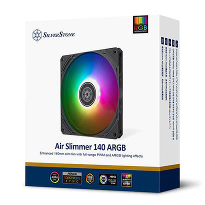 ventilador-silverstone-air-slimmer-140-argb-negro