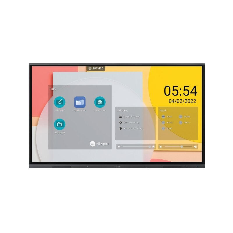 sharp-pn-l752b-pizarra-blanca-interactiva-1905-cm-75-3840-x-2160-pixeles-pantalla-tactil-negro