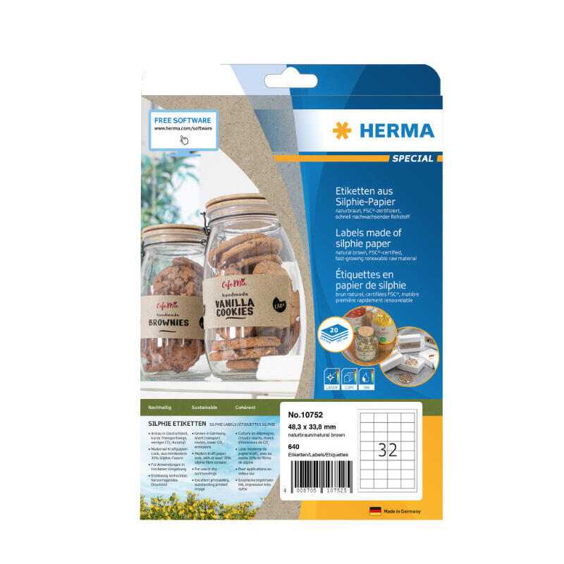 herma-10752-etiqueta-autoadhesiva-rectangulo-permanente-marron-640-piezas