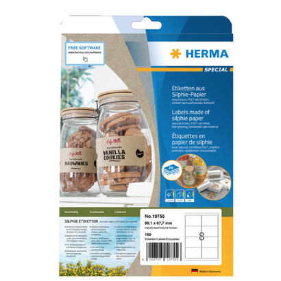 herma-10755-etiqueta-autoadhesiva-rectangulo-permanente-marron-160-piezas