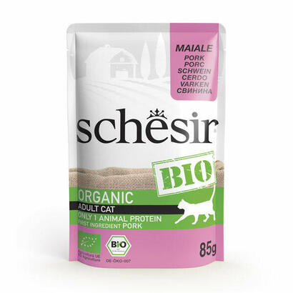 comida-humeda-para-gatos-schesir-bio-pork-85-g