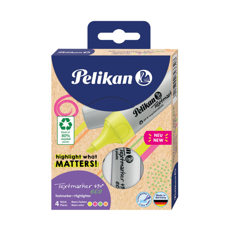 pelikan-textmarker-490-eco-set-aus-4-neon-farben-im-etui