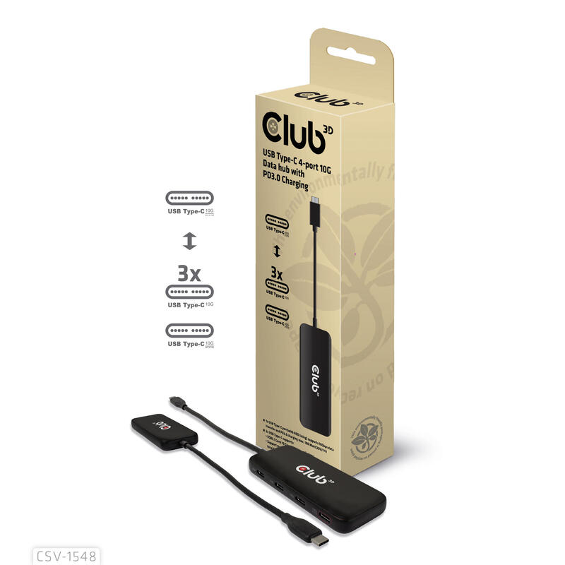 club3d-usb-hub-typ-c-4x-usb-typ-c-10gbps-100w-pd-m-h-retail