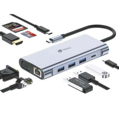 leotec-docking-station-11-1-1usb-c-pd100-3usb30-1usb-c-1-hdmi-1vga-1tjsd-mcsd