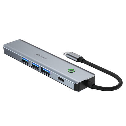 leotec-docking-station-6en1-1usb-c-pd100-powerdatos-3usb30-1hdmi-4k-30hz