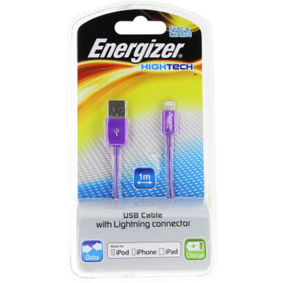 energizer-lcaehusyippu2-cable-de-conector-lightning-1-m-purpura