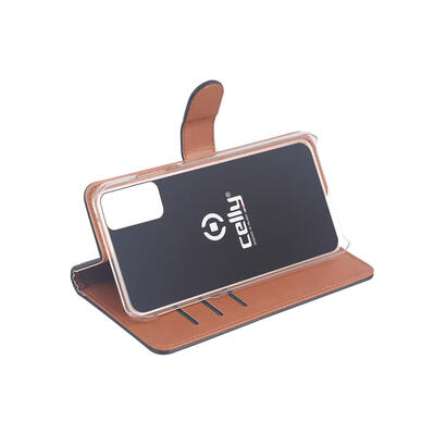 celly-wally-funda-para-telefono-movil-163-cm-64-folio-negro