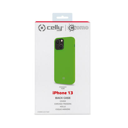 celly-cromo-funda-para-iphone-13-155-cm-61-verde