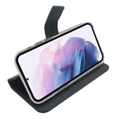 celly-wally-funda-para-galaxy-s22-5g-168-cm-66-funda-cartera-negro