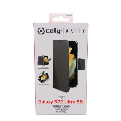 case-celly-samsung-s22-ultra-5g-wallet-case-black-wally1012