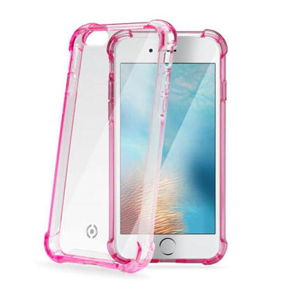 celly-armor801pk-funda-para-iphone-7-plus-14-cm-55-rosa-transparente