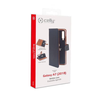 celly-wally795-funda-para-galaxy-a7-2018-152-cm-6-funda-cartera-negro-marron