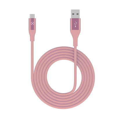 celly-usbmicrocol3mpk-cable-usb-3-m-usb-a-micro-usb-b-rosa