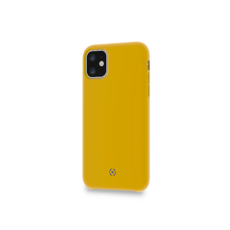 celly-leaf-funda-para-iphone-11-155-cm-61-amarillo
