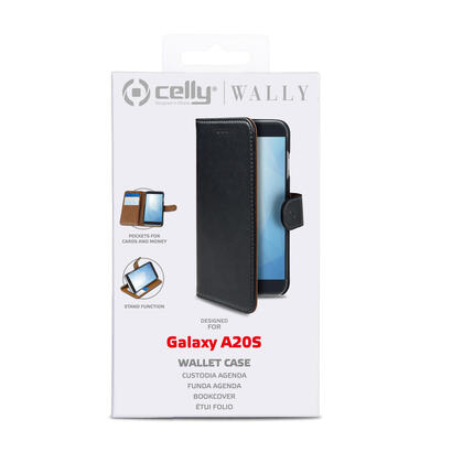 celly-wally-funda-para-galaxy-a20s-165-cm-65-funda-cartera-negro