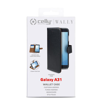 celly-wally-funda-para-galaxy-a31-163-cm-64-funda-cartera-negro